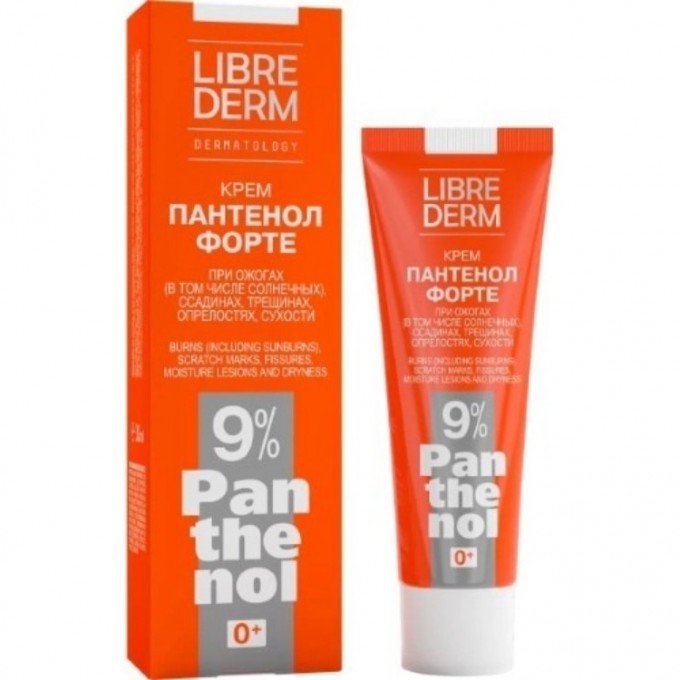 Крем ПАНТЕНОЛ ФОРТЕ LIBREDERM 9% 30 мл 0080 Крем ПАНТЕНОЛ ФОРТЕ LIBREDERM 9% 30 мл 0080